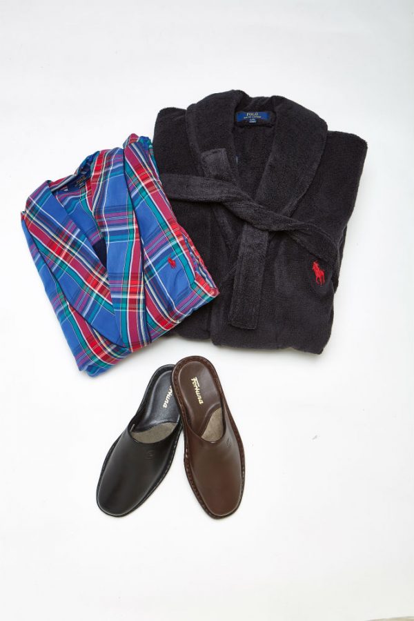 Jólin í Herragarðinum sloppur og inniskór